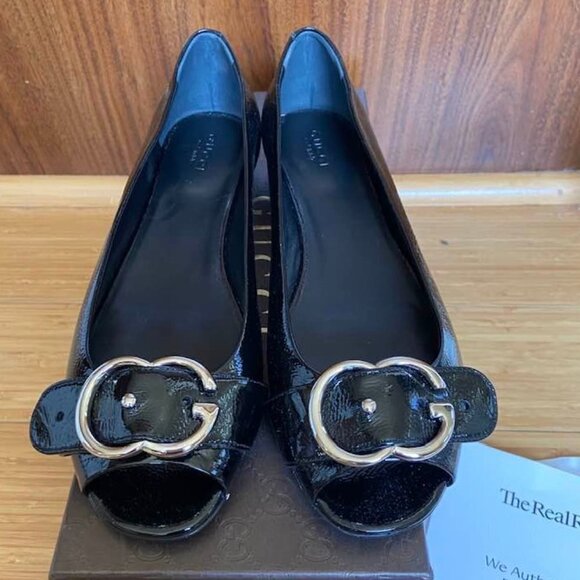 Gucci Ballet Flats new in box size 37.5 - Picture 1 of 5